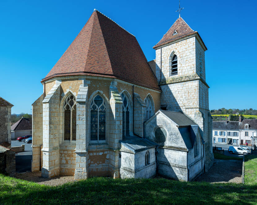 L'église de la commune de Souancé-au-Perche. Photo Inventaire de la région Centre-Val de Loire.